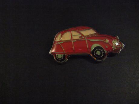 Citroën 2CV lelijke Eend rood